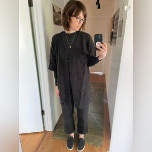 Vintage hand woven cardigan shawl